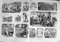 Old Antique Print 1889 British Squadron Ship War Mail Letters Newspapers 19th
