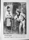 Original Old Antique Print 1889 Advertisement Benjamin Brooke'S Soap London