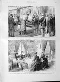 Old Antique Print 1889 Queen England Spain Sebastian Victoria Battenberg 19th