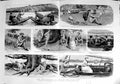 Original Old Antique Print 1889 River Boats Corea Amateur Sketchi 19th