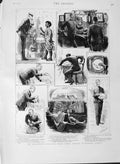 Original Old Antique Print 1889 Goslynge Gfish Illustration Sto 19th