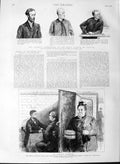 Original Old Antique Print 1889 Pretty Police Court Parnell Royal Court Justice