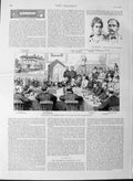 Original Old Antique Print 1889 Coroners Inquest Maybrick Pickford Ba Victorian
