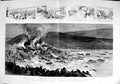 Original Old Antique Print 1889 Floods Johnstown Pennsylvania America Victorian