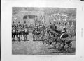 Old Antique Print 1889 Military Horses Agricultural Hall Twelfth Lancers 19th