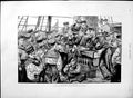 Original Old Antique Print 1889 Man--War Training Ship Exmouth Sailors Navy