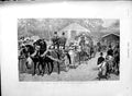 Original Old Antique Print 1889 Floral Parade Botanical Gardens Regent'S Park