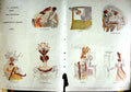 Old Antique Print 1889 Facsimiles Water Colour Drawings Chalon Macintire 19th