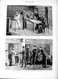 Original Old Antique Print 1889 Man War Ship Free Warm Clothing Men Women 19th
