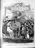Original Old Antique Print 1889 Advertisement John Brinsmead Sons Pianos Music