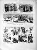 Old Antique Print 1889 Coaling Ship Ships Spithead Rodney Victoria Pier 19th