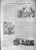 Original Old Antique Print 1889 France Bastille John Bull Boulogne Duke Orleans