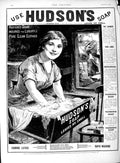 Original Old Antique Print 1889 Advertisement Hudsons Soap Washing Clothes 19th
