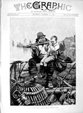 Original Old Antique Print 1889 Henry DetmFine Art Fisherman Young Boy 19th