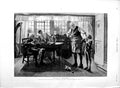 Original Old Antique Print 1889 Frank Dadd Fine Art Young Boy In Trouble Family