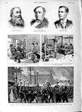 Old Antique Print 1889 Canadian Pacific Railway Joule Gooch Loder Stanley 19th