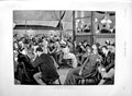 Original Old Antique Print 1889 Brighton Pier Music Band Audience Victorian