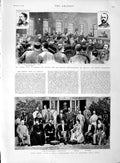 Old Antique Print 1889 Prince Victor India Poona Cronin Chicago Tollman 19th