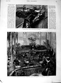 Old Antique Print 1890 Meisteringers Club Ships Crash Toreador Bourgogne 19th