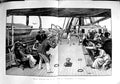 Original Old Antique Print 1890 Deck Quoits Ringer P And O Steamer Ship F 19th