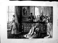 Original Old Antique Print 1890 Scene Drawing Room Buckingham Palace Fine Art