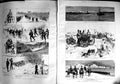 Original Old Antique Print 1890 Volunteer Siers Easter Manoeuvres Folkestone