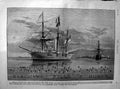 Old Antique Print 1890 Advertisement Beechams Pills Medicine Ships Flags 19th