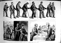 Original Old Antique Print 1890 Poor Blind East End London Stepney Workhouse