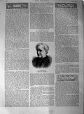 Original Old Antique Print 1890 Portrait Mr James Nasmyth Inventor Steam 19th