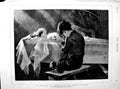 Original Old Antique Print 1890 Marianne Stokes Fine Art Young Girl Cof 19th