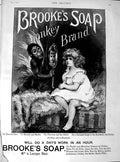 Antique Print Ref.475 1890 Advertisement Brookes Monkey Brand Soap Washing