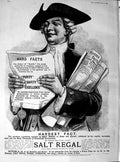 Old Antique Print 1890 Advertisement Salt Regal Chemists Health Liverpool 19th