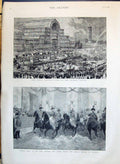 Old 1890 Great Unionist Fete Crystal Palace Prussian Guards German Em Victorian