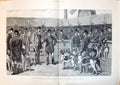 Original Old Antique Print 1890 Peterborough Foxhound Sho Judges Dogs Hounds 0