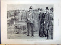 Old 1890 National Rifle Association Princess Wales Firing First Shot Victorian