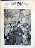 Old 1890 Prince Wales Garden Party Marlborough House Gladstone Queen Victorian