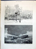 Old 1890 Procession Hotel Ville Brussels Ship Tyne Iceberg Newfoundla Victorian