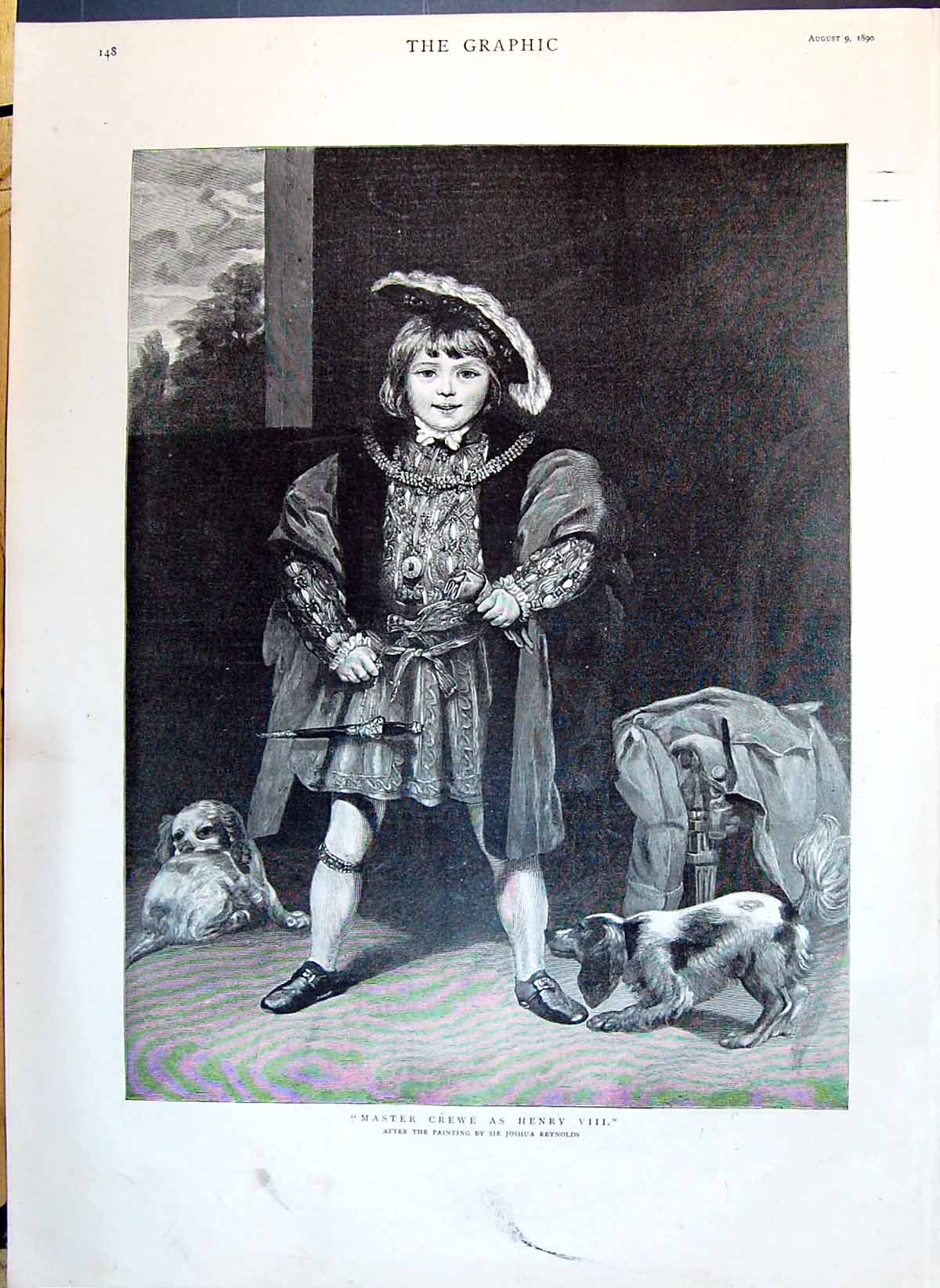Old 1890 Master Crewe Henry Viii Theatre Actor George'S Harbour Hamil Victorian