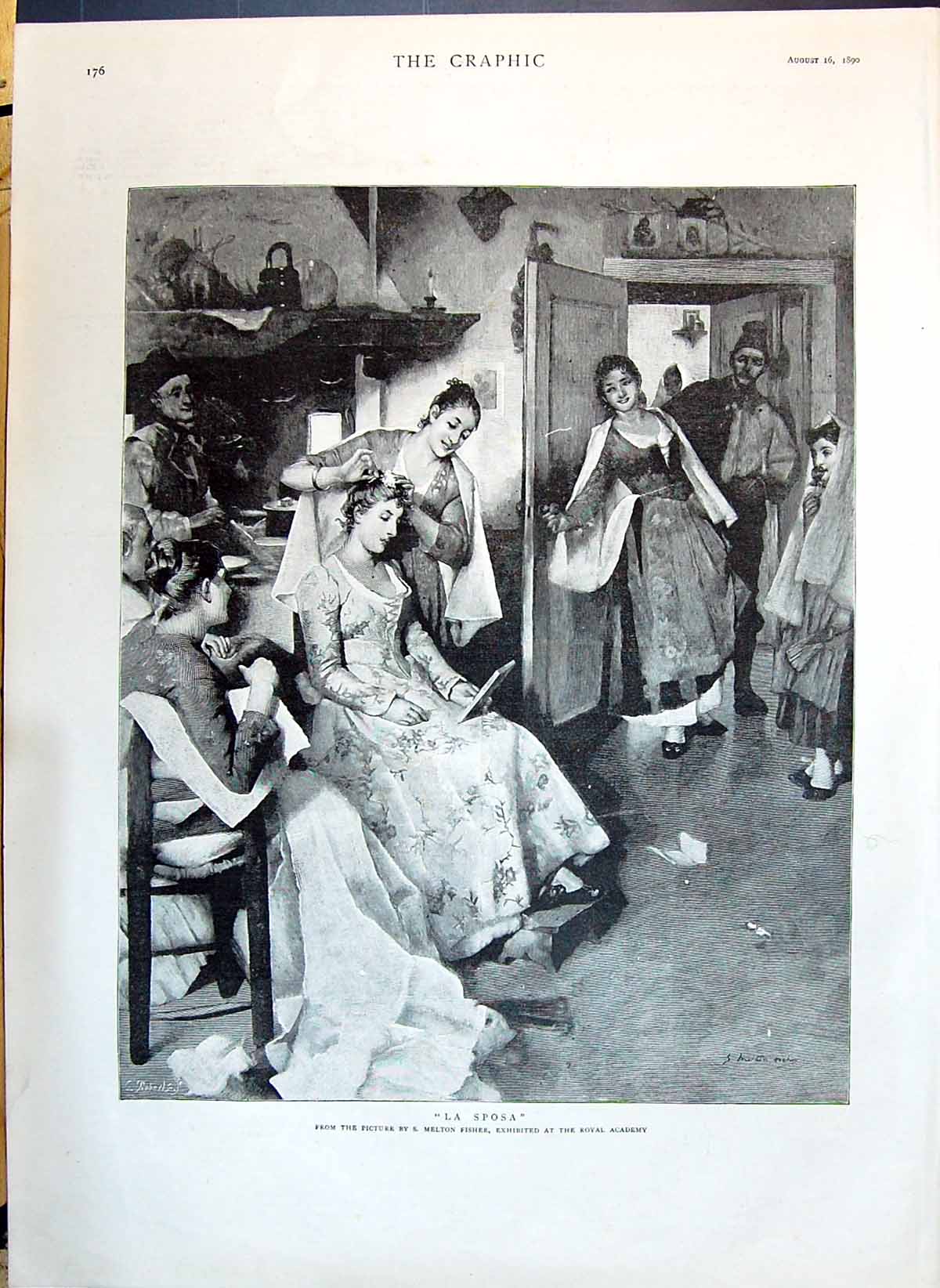 Old 1890 La Sposa Ladies Hairdressing Melton Fisher Royal Engineers D Victorian