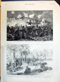 Old 1890 Buenos Ayres Revolution Argentina Plaza Libertad Laville Fig Victorian