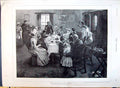 Old 1890 Toasting Health Bride Wedding Forbes Statue Queen St. Helier Victorian