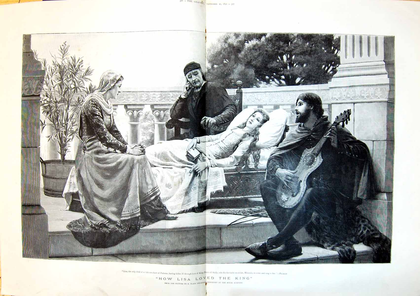Old 1890 How Lisa Loved King Merchant Palermo Pietro Sicily MinaccioVictorian