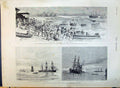 Old 1890 Coaling Stations Ships Nelson Decres Island Timor H.M.S. Iro Victorian