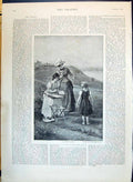Old 1890 Amateur Model Young Girl Artist Mitchell Banks Royal Infirma Victorian
