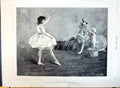 Old 1890 Dancing Lesson Ballet Girl Performing Dog Entertainment Maci Victorian