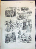 Old 1890 Rotifer Hunt Poaching Fish River London Railway Dynamos Stockwel 19th
