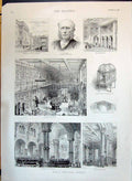 Old 1890 King'S College London Wace George Museum Chapel Marsden Library 19th