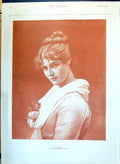 Old 1890 Beautiful Woman Gladys Wedding Pipes Dutch Gear Smoking Exta Victorian