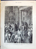 Old 1890 Wedding Princess Victoria Prince Adolphus Berlin Chapel Schl Victorian