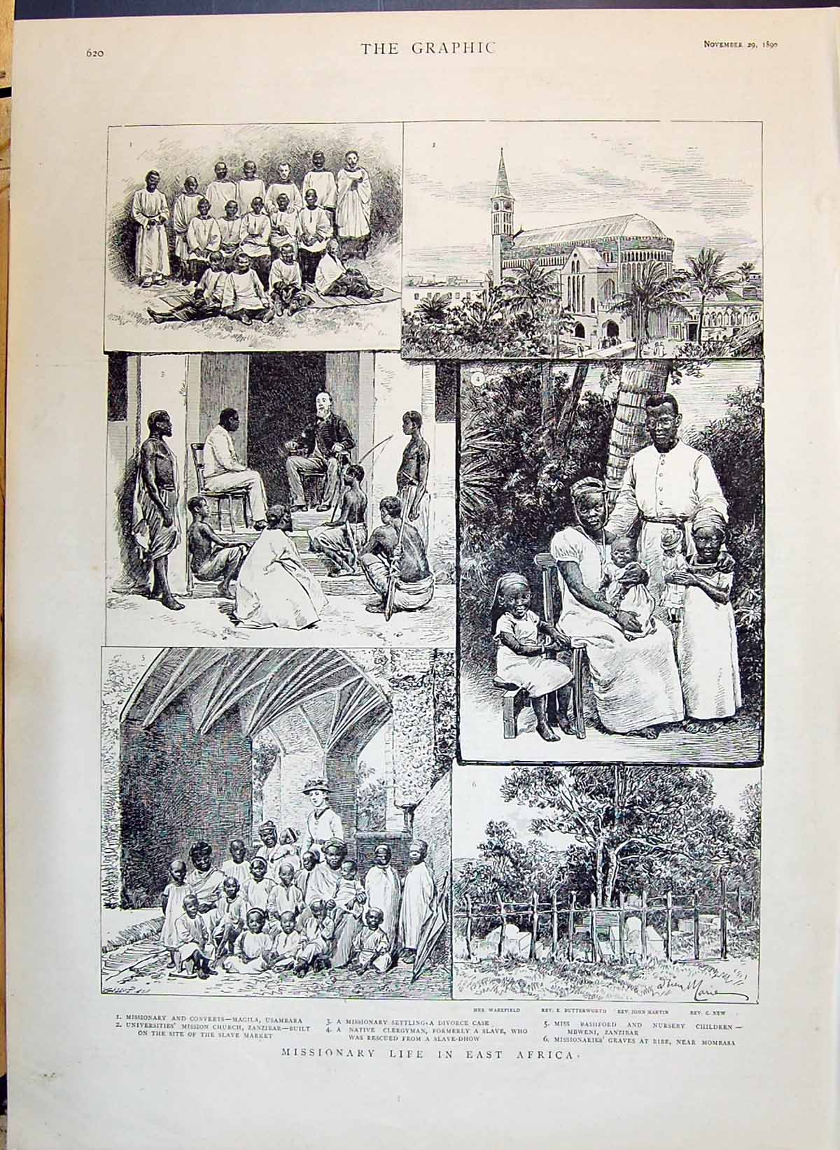 Old 1890 Missionary Life Africa Wakefield Butterworth New Martin Quee Victorian